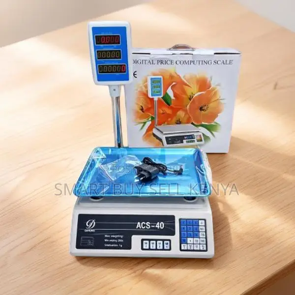 Reliable Accuracy Acs40 Upto 40kgs Weight Price Digital Weighing Scale