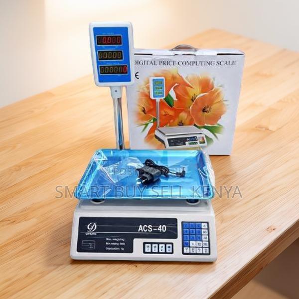 Commercial Grade Acs 40 Upto 40kgs Weight Price Digital Weighing Scale