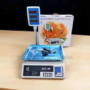 Quick Calculation Acs40 Upto 40kgs Weight Price Digital Weighing Scale