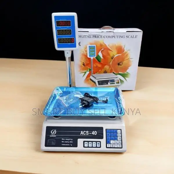 Quick Calculation Acs40 Upto 40kgs Weight Price Digital Weighing Scale