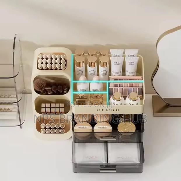 Makeup Storage Box/Cosmetic Organizer (Gra.T - thumbnail 2