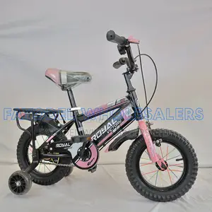 Royal Victory Size 12 Kids Bicycle With Training Wheels Rear Carrier