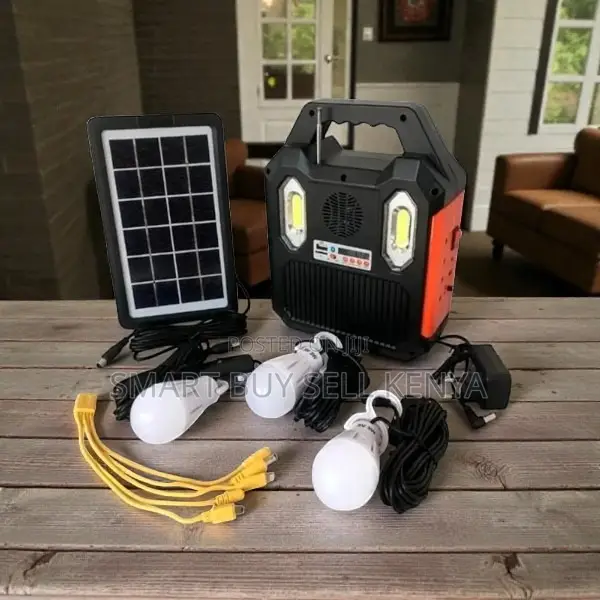 Durable Outdoor Power Dat at-9028b Home Solar Lighting System Kit