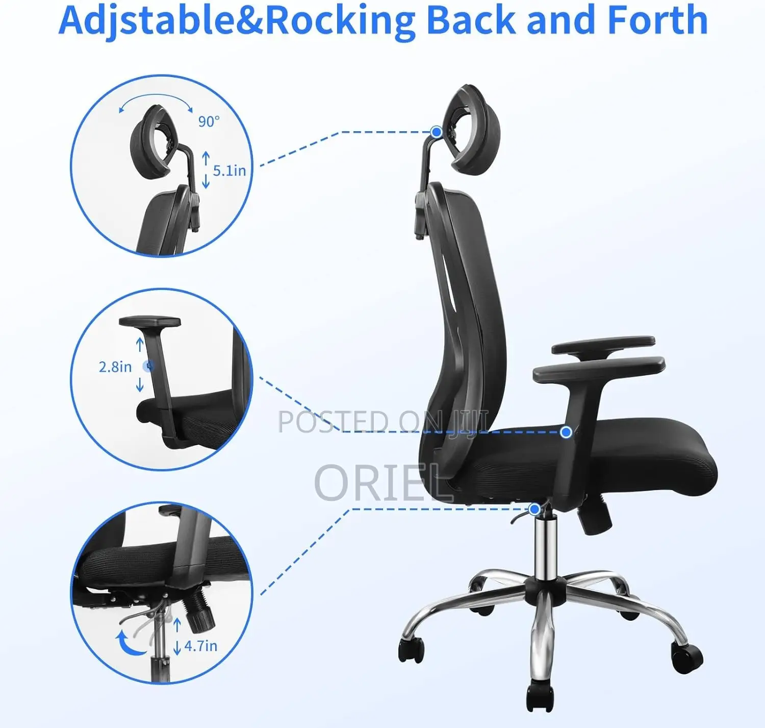 Office Chair : Orthopedic Office Seat