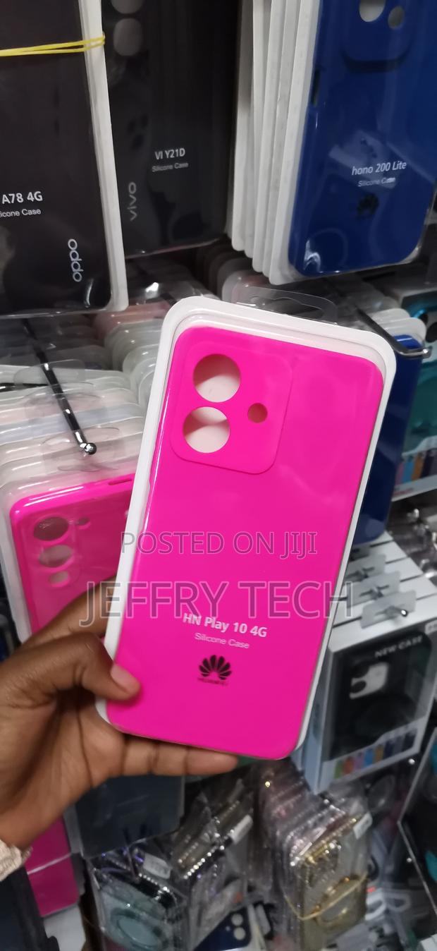 Honor Play 10 Dual-Camera Setup Silicone Case-Hot Pink - thumbnail 2
