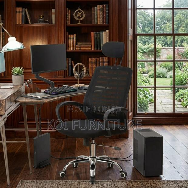Office Chairs; Headrest Reclining Fabric Home Chairs - thumbnail 5