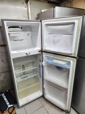 Lg Silver and Large Double Door Refrigerator