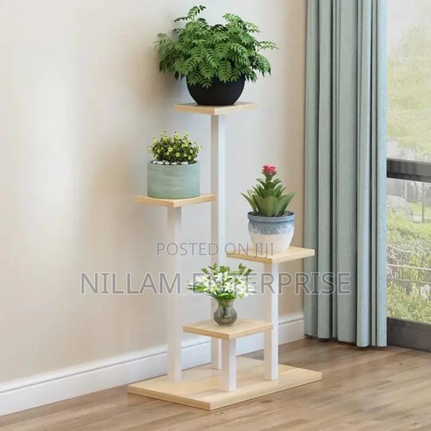 Multi Layer Wooden Floral Display Rack - thumbnail 2