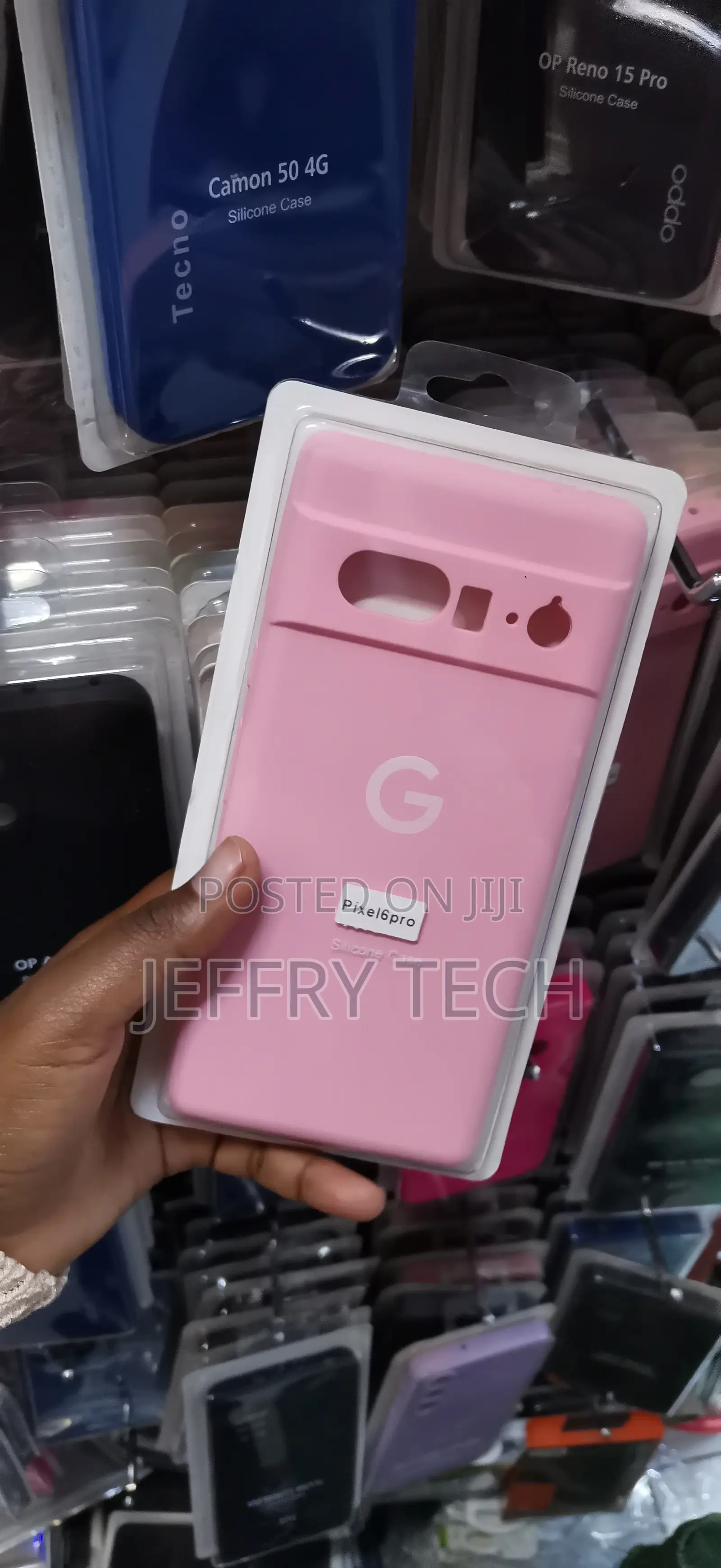 Google Pixel 6 Pro Enhanced Grip Silicone Case -Pink