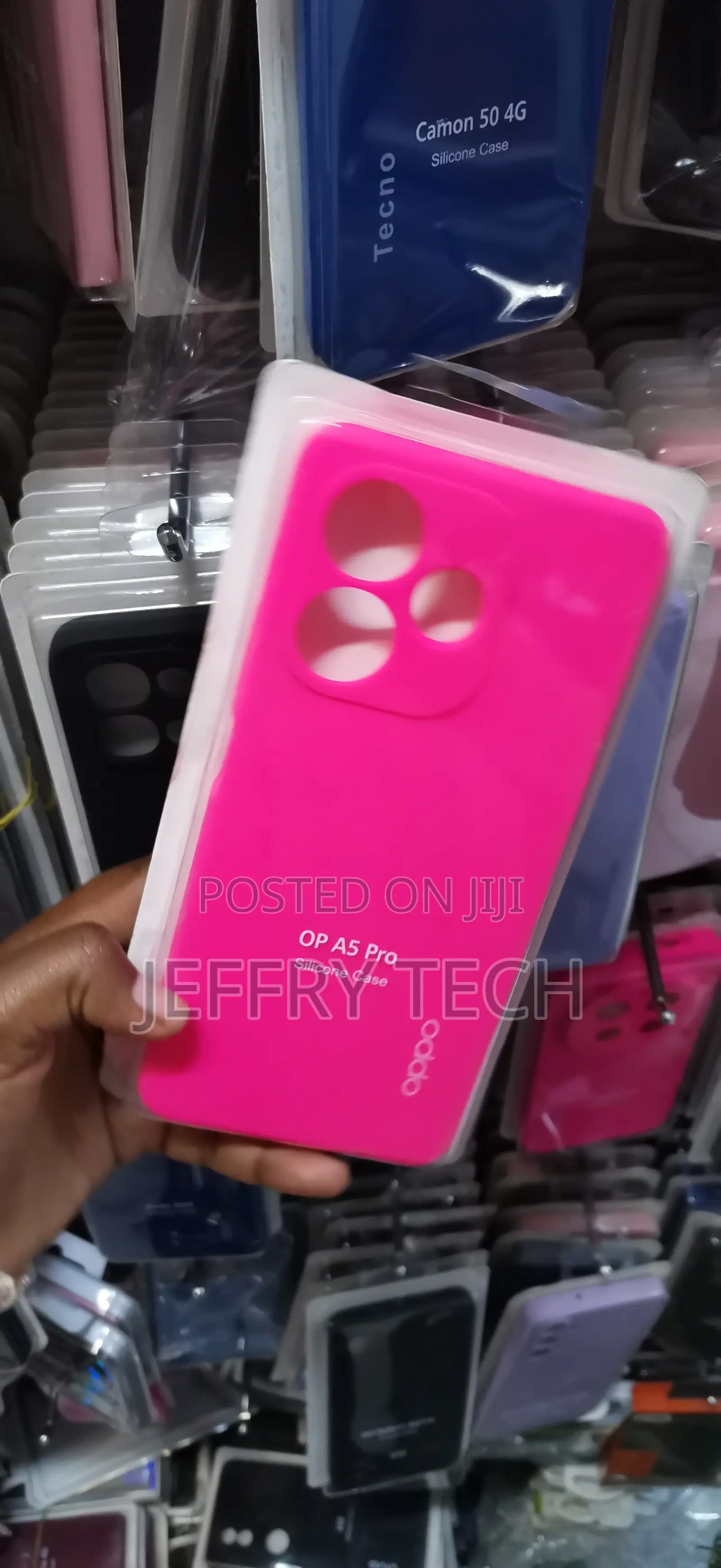 Oppo A5 Soft-Touch Exterior Pink Case-Silicone