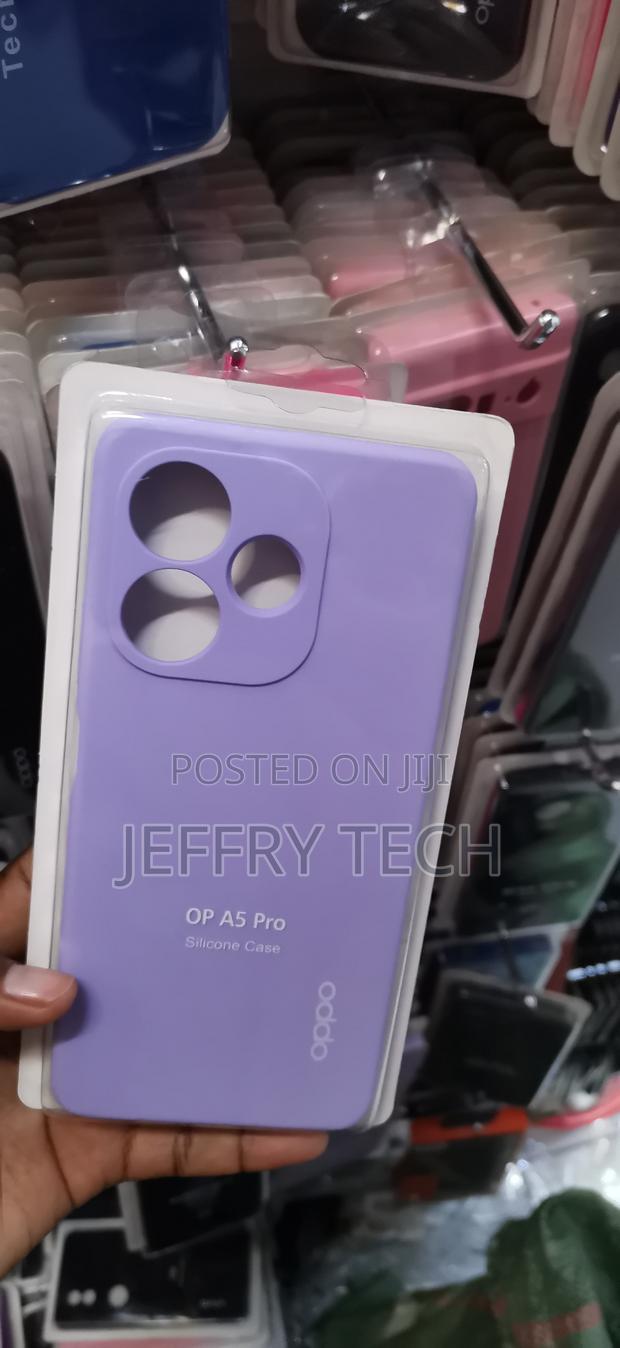 Oppo A5 Pro Soft Feel Smooth Purple Case-Silicone