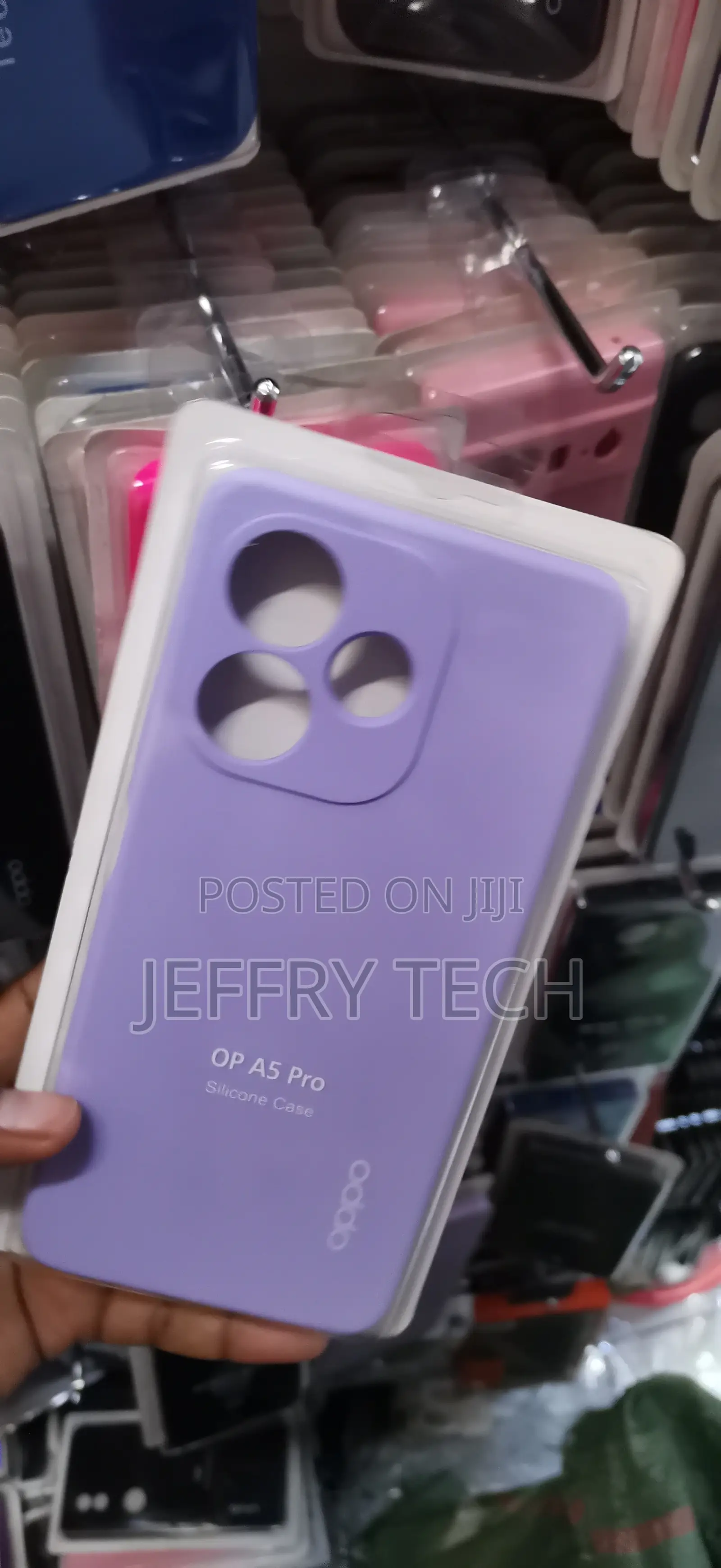 Oppo A5 Pro Soft Feel Smooth Purple Case-Silicone
