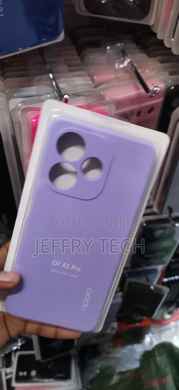 Oppo A5 Pro Soft Feel Smooth Purple Case-Silicone - thumbnail 2
