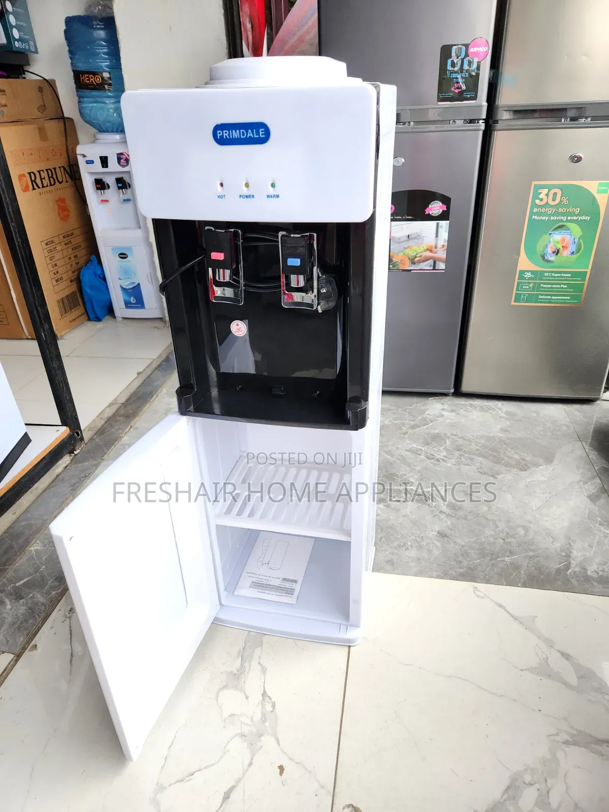 Water Dispenser White and Black