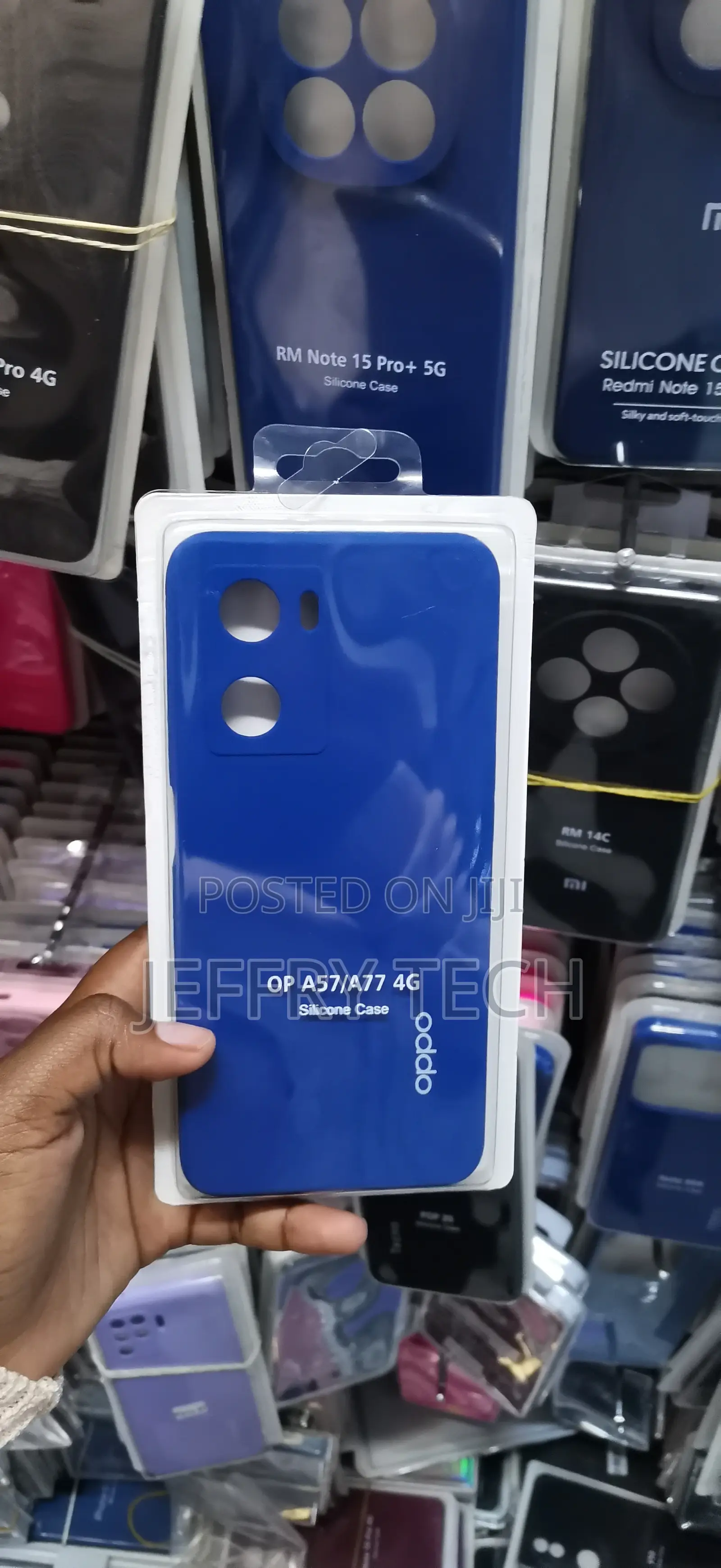 Oppo A57/A77 4g Bold Blue Color Case-Silicone