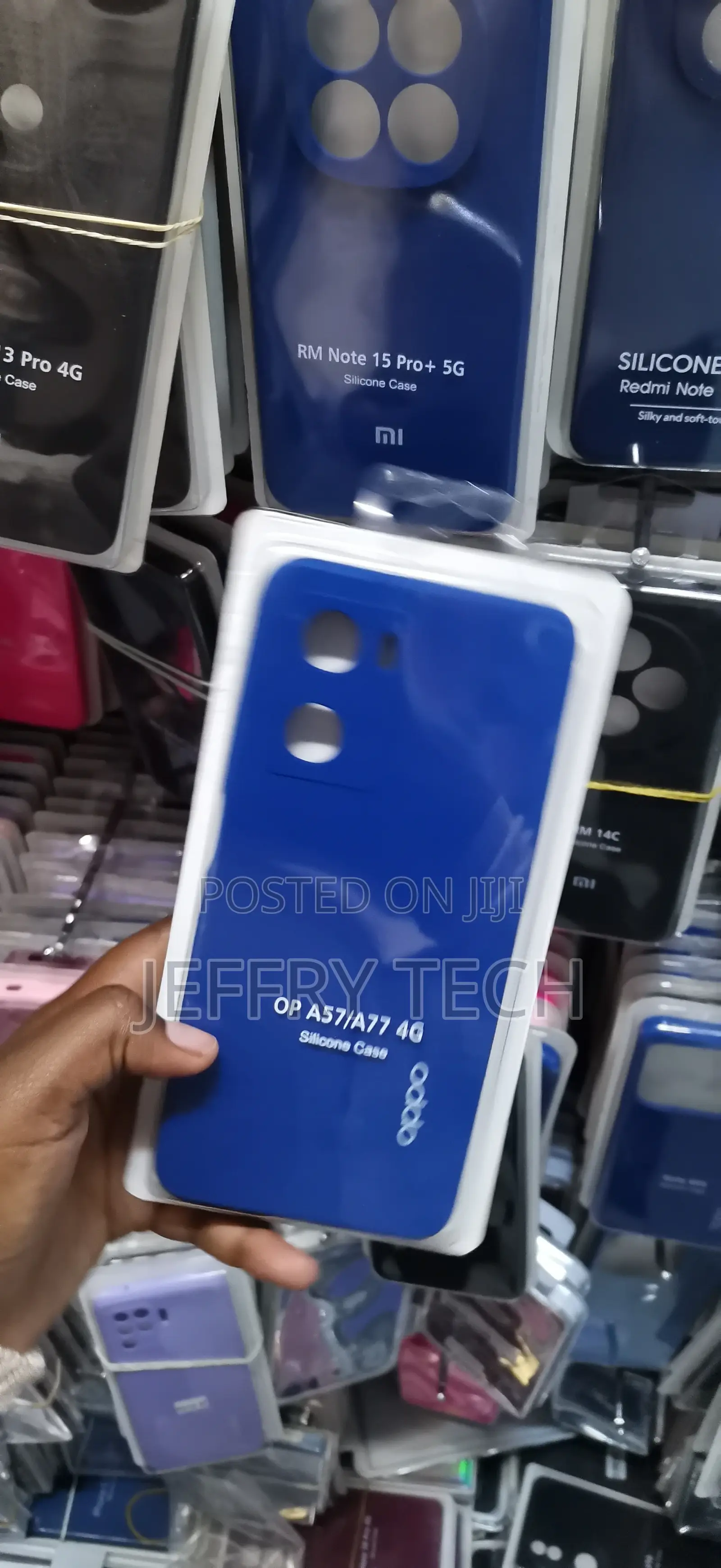 Oppo A57/A77 4g Bold Blue Color Case-Silicone