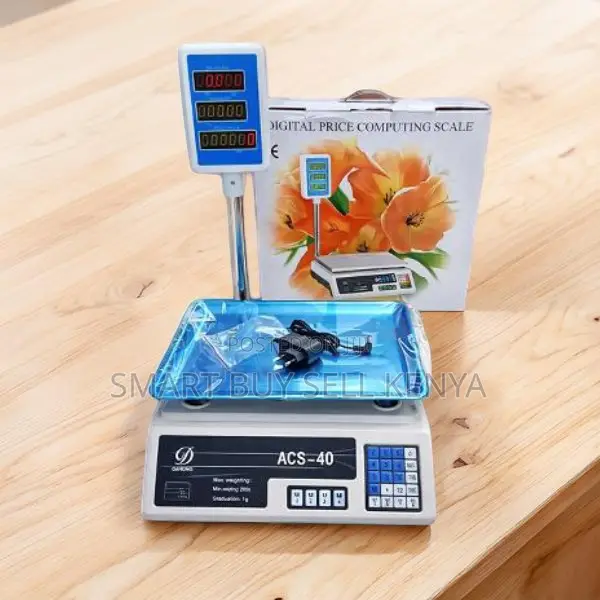 Cost Effective Acs 40 Upto 40kgs Weight Price Digital Weighing Scale