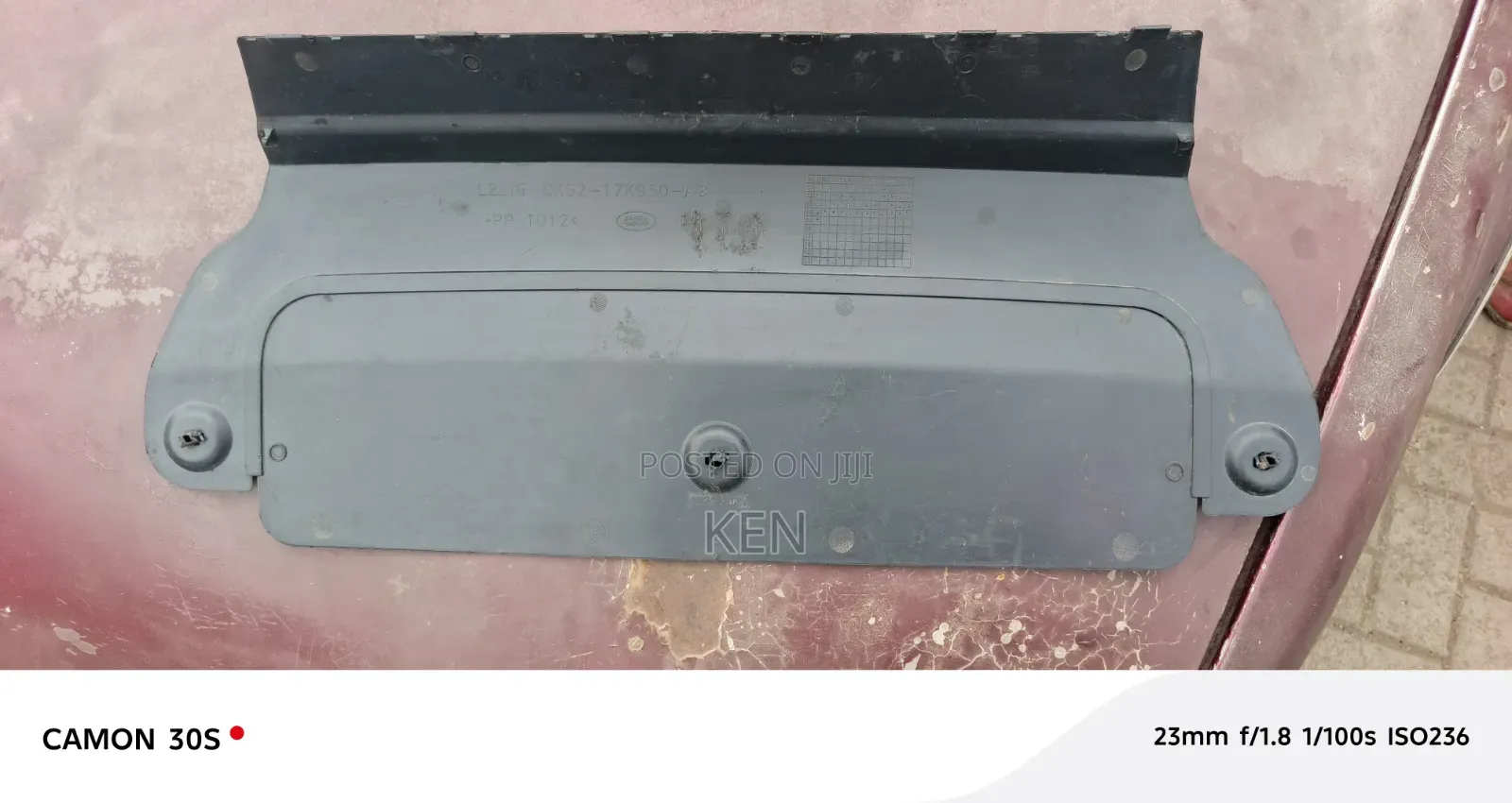 Rear Bumper Hitch Receiver Tow Eye Cover for Range Rover Vogue