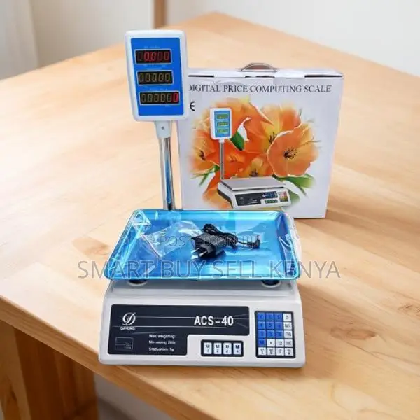 Clear Visibility Acs 40 Upto 40kgs Weight Price Digital Weighing Scale