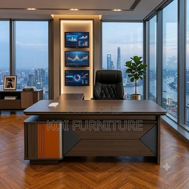 Office Desk; 1.8 Meter Executive Boss Office Desk - thumbnail 4