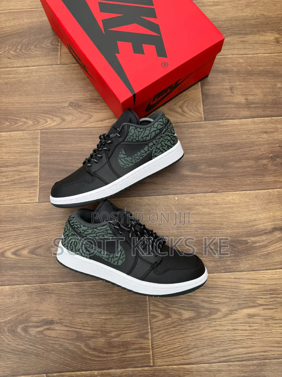 Nike Air Jordan 1 Low 
'Black Elephant'