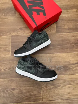 Nike Air Jordan 1 Low 
'Black Elephant'