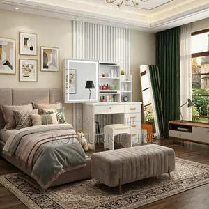 Dressers; Luxury Vanity Set With Drawer Set Up