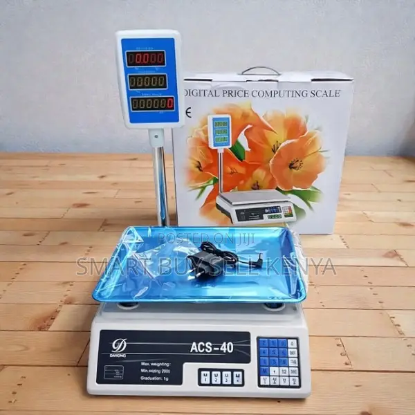 Fruit Weighing Acs 40 Upto 40kgs Weight Price Digital Weighing Scale