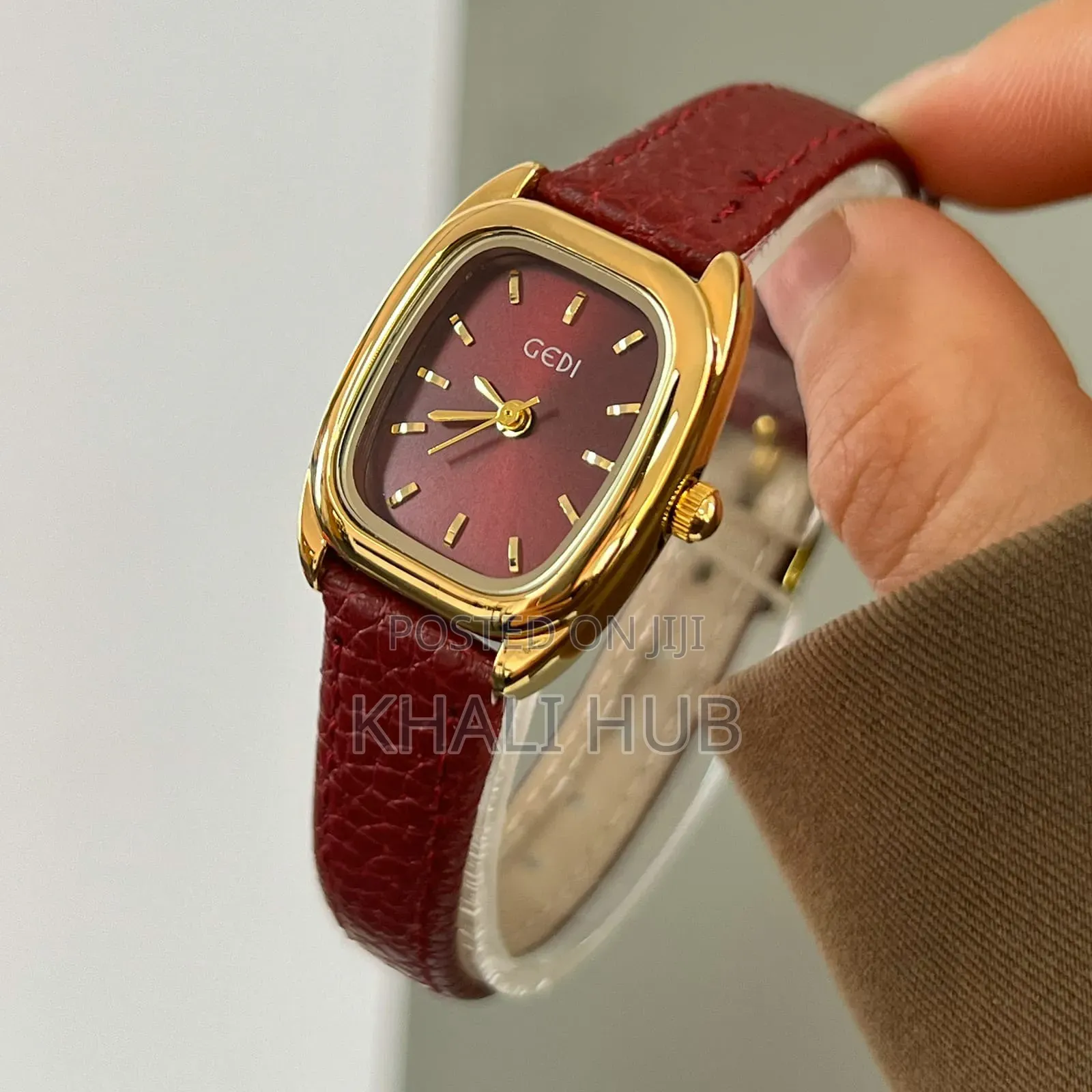 New Gedi Vintage Ladies Watch With Genuine Leather Straps