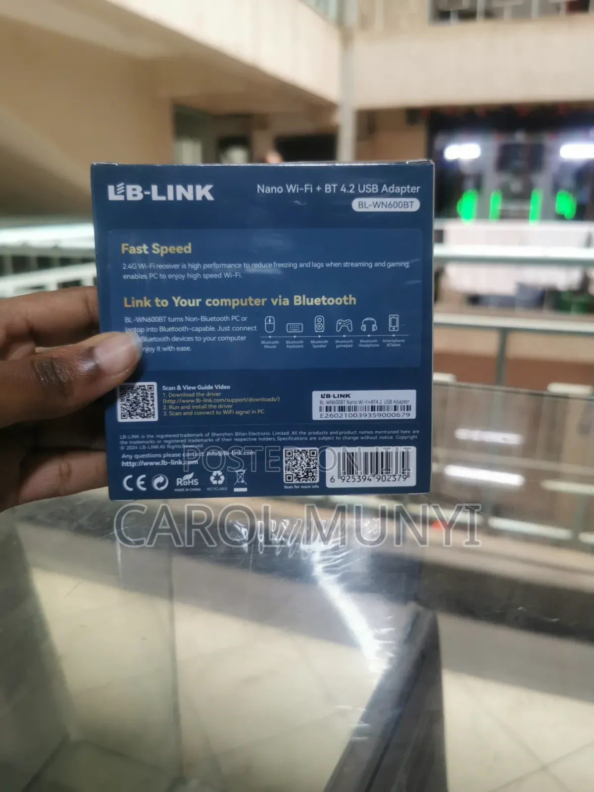 2in1 Wifi + Bluetooth Dongle