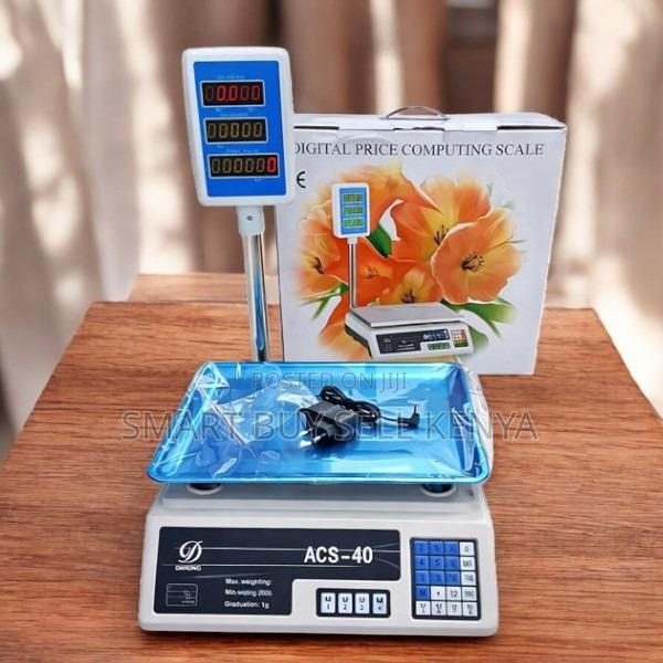 Business Ready Acs 40 Upto 40kgs Weight Price Digital Weighing Scale