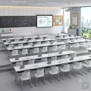 Office Desk; Koi 120cm Movable Foldable Table