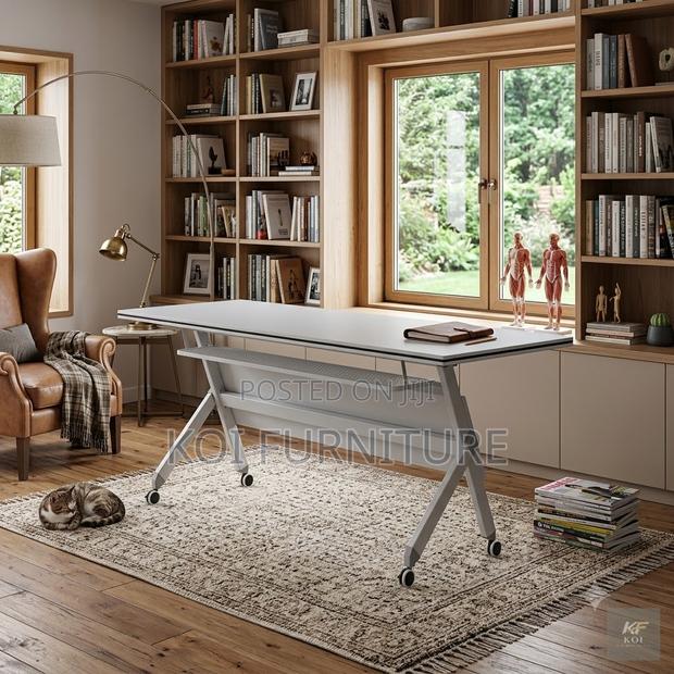 Office Desk; Koi 120cm Movable Foldable Table - thumbnail 5