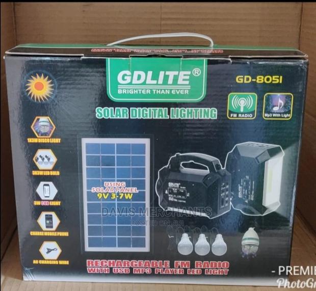 Solar Panel Rechargeable Lighting System