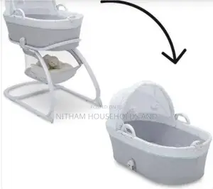 2 in 1 Deluxe Baby Bassinet Moses Basket Baby Bed With Stand