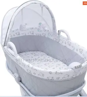 Bassinet Baby Bed/Baby Cosleeper Bed/ Moses Basket With Mosquito Net,
