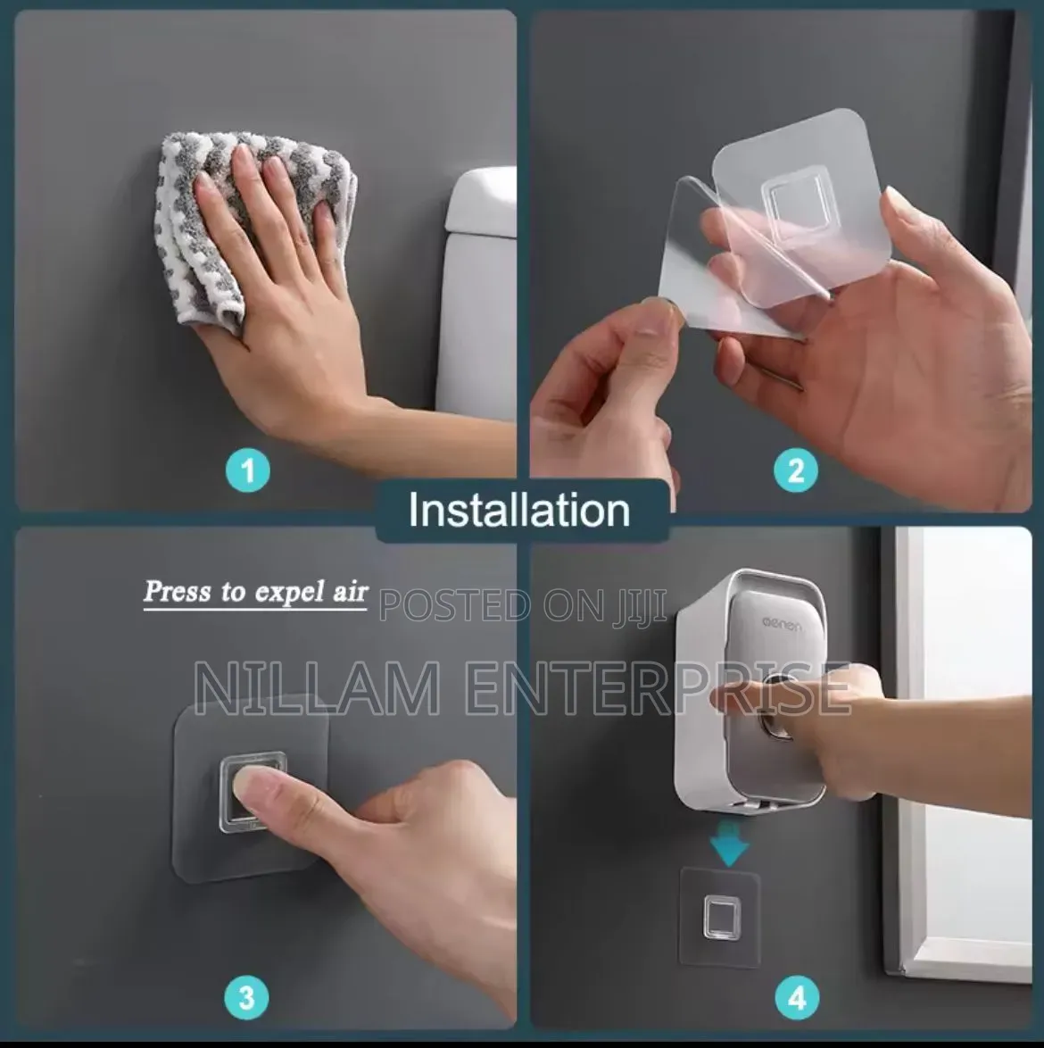 Automatic Toothpaste Dispenser Set