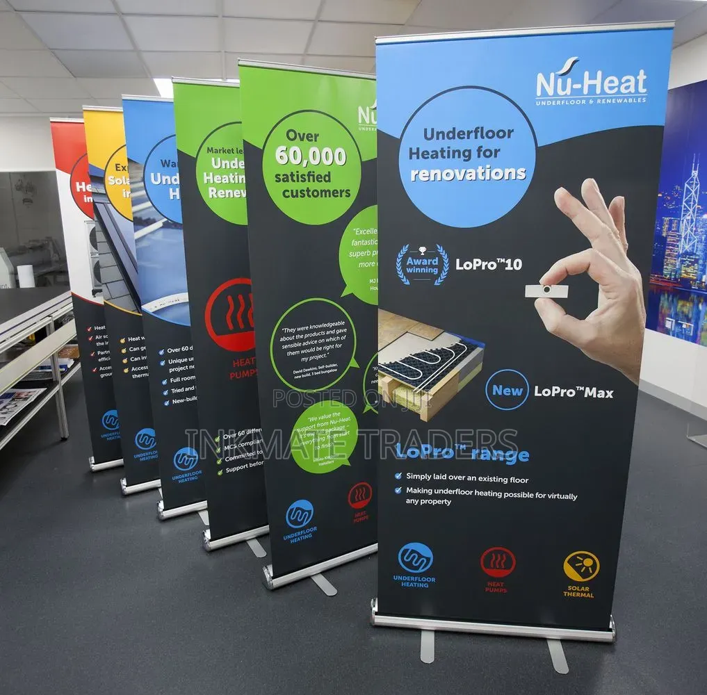 Indoor Narrow Base Banners