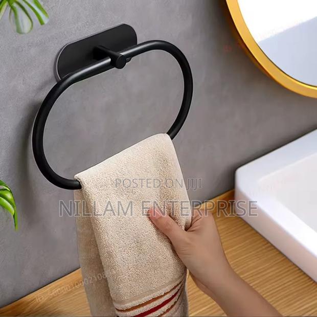 Self Adhesive Towel Ring Towel Holder - thumbnail 4