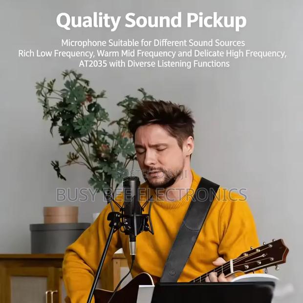 At2035 Cardioid Condenser Microphone Professional Studio - thumbnail 5