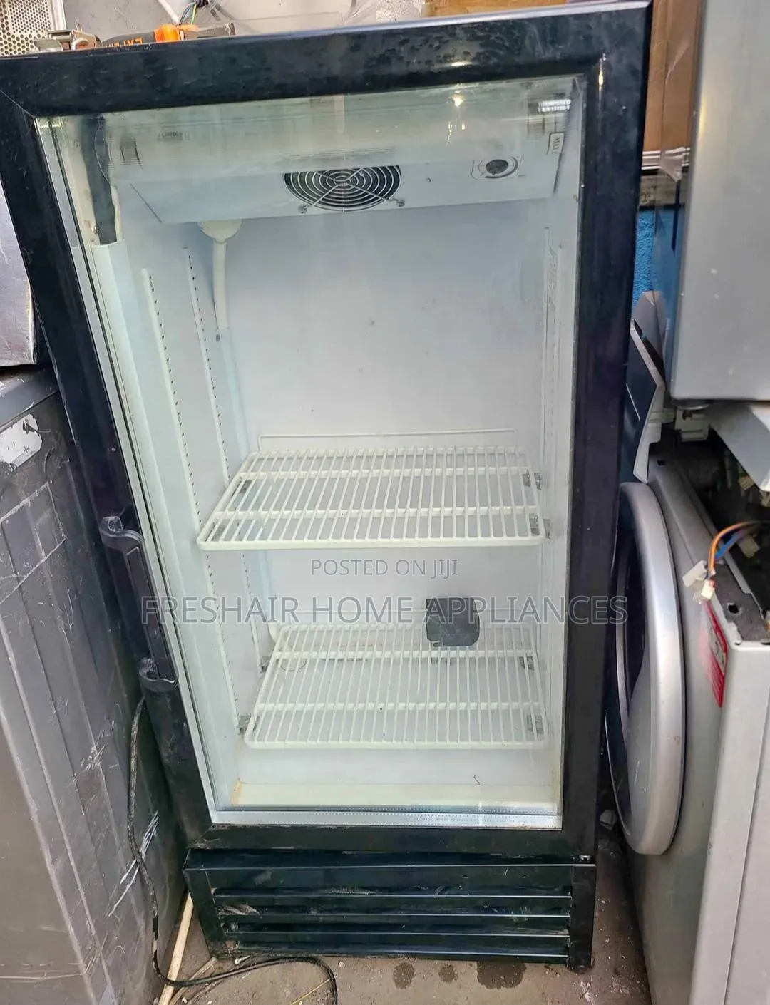 Black Uniue Small Display Fridge