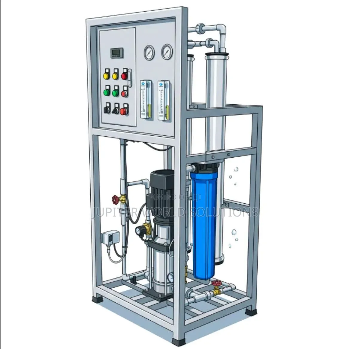 250 Liters Per Hour Reverse Osmosis System