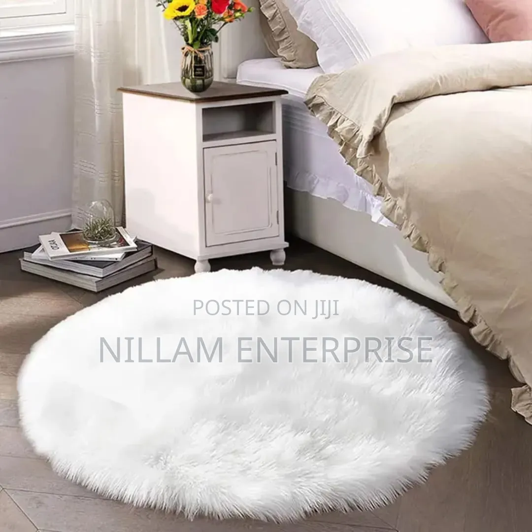 Fluffy Shaggy Bedside Carpet Size
