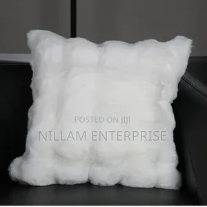 Soft Cozy Fluffy Faux Rabbit Fur Decorative Pillow Case Covers