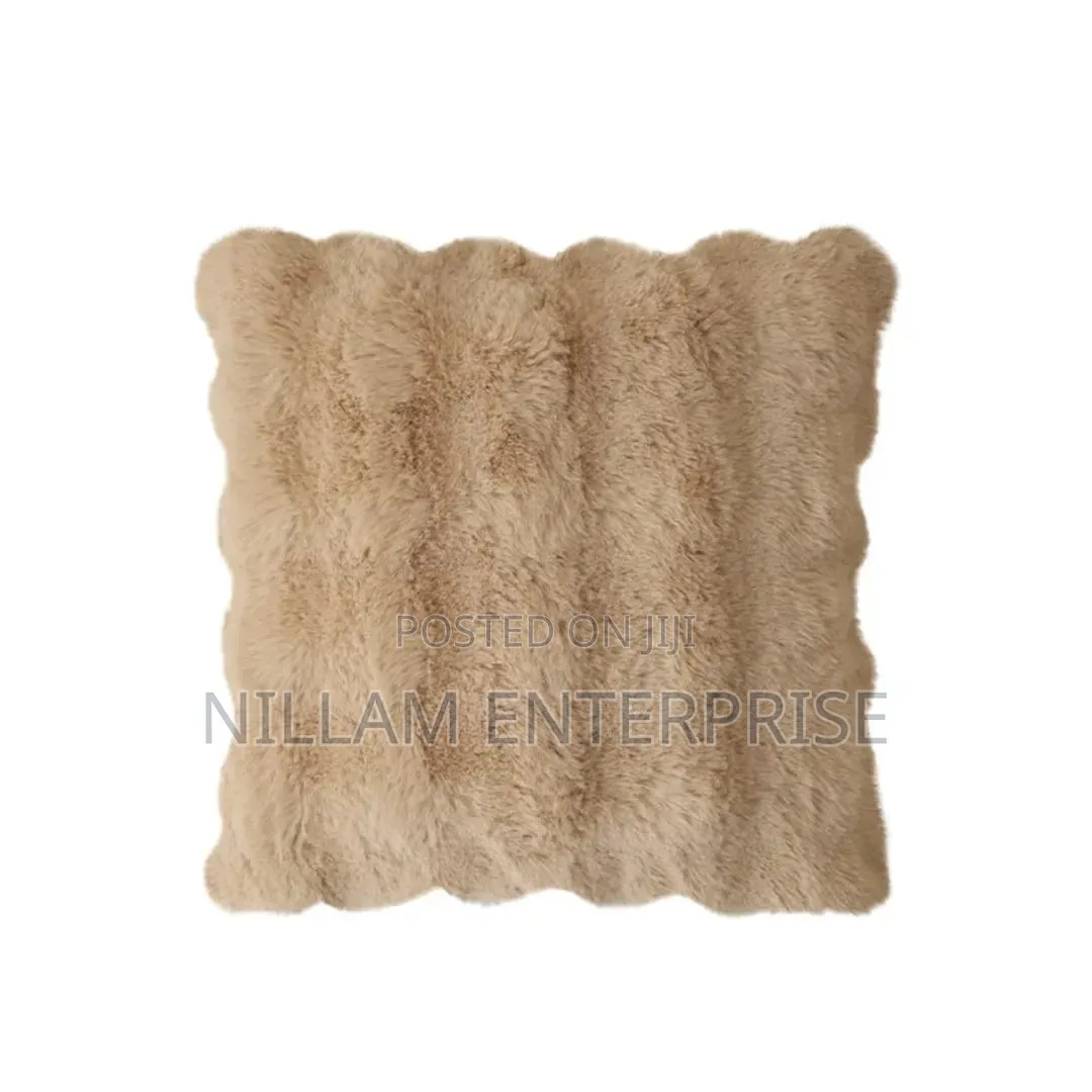 Soft Cozy Fluffy Faux Rabbit Fur Decorative Pillow Case Covers