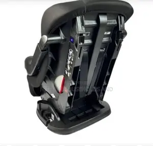 Reclining Baby Car Seat With an Adjustable Security Barrier – Black