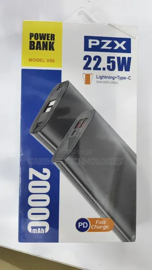 PZX Powerbank 20000mah 22.5w Pd Fast Charging 3 Usb Quickpower