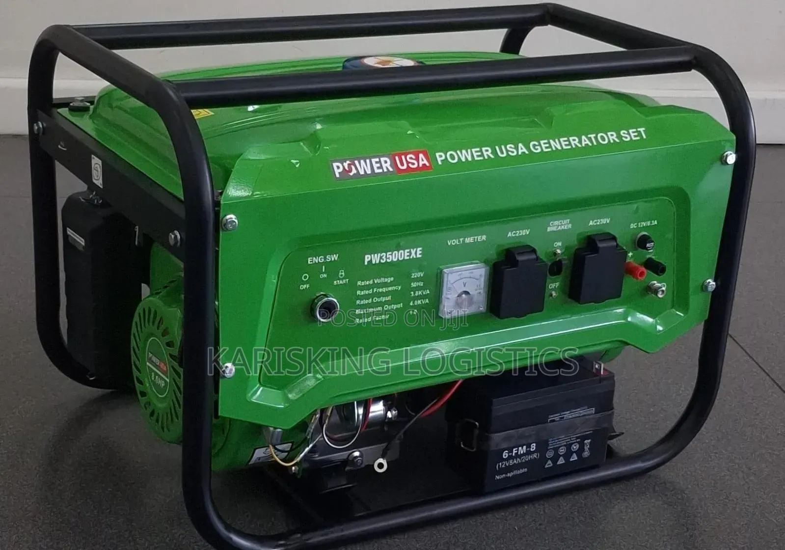 Power Usa Petrol Generators -Pu2500exe - 2.8kva