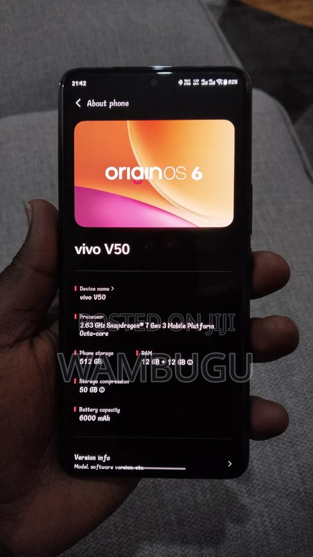 Vivo V50 512 GB Black