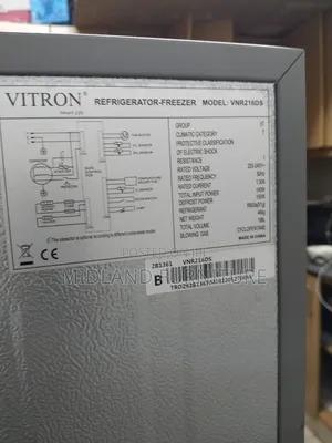 Vitron 198l, No Frost Double Door Fridge